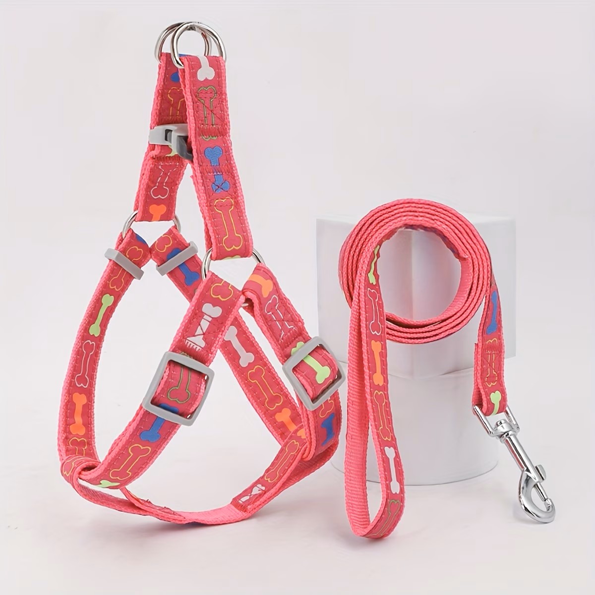 D Ring Strap - 조절 가능한 강아지 하네스, 퀵 릴리즈