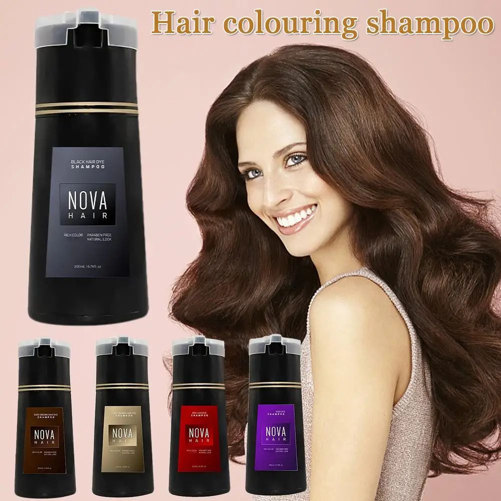 Hair Spray Color - 200ml 노바 헤어 염색 샴푸 헤어