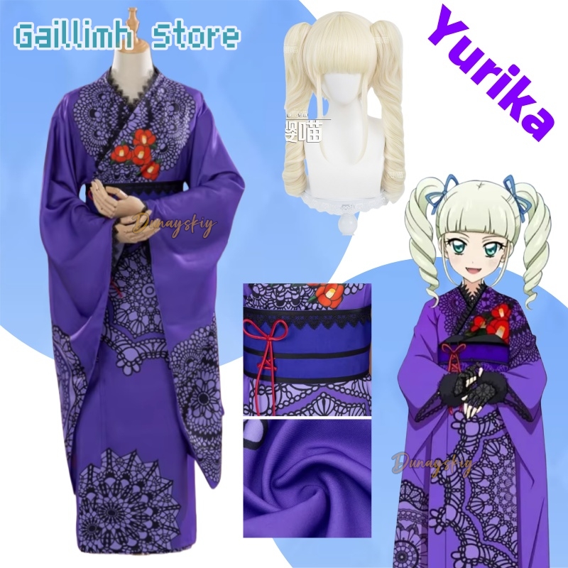 Cosplay Prop Patterns - 아이카츠! 유리카 토도 유카타 기모노 코스프레