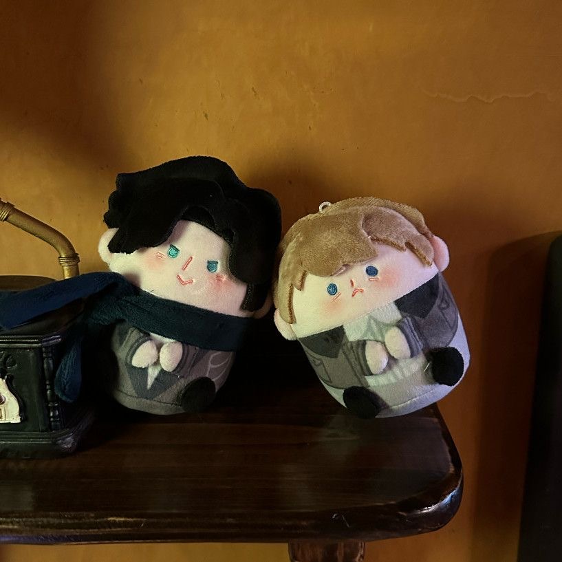 Cosplay Plushie Prop - 1 쌍 12cm 애니메이션 셜록과 존