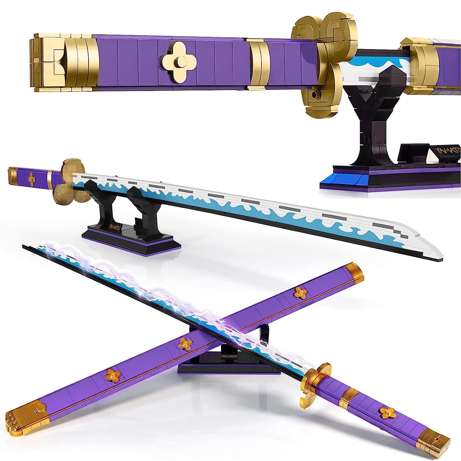 Cosplay Prop Dagger - 936PCS 애니메이션 코스프레 칼 빌딩 세트