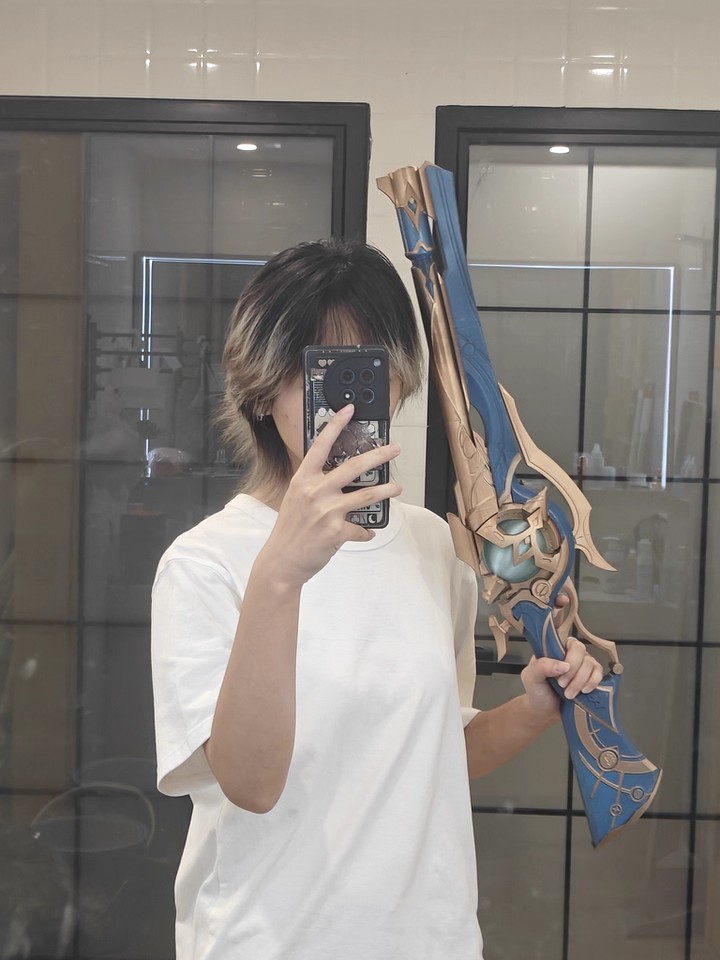 Anaxa Cosplay Prop - Anaxagoras 모델 건 80CM 글로우 할로윈