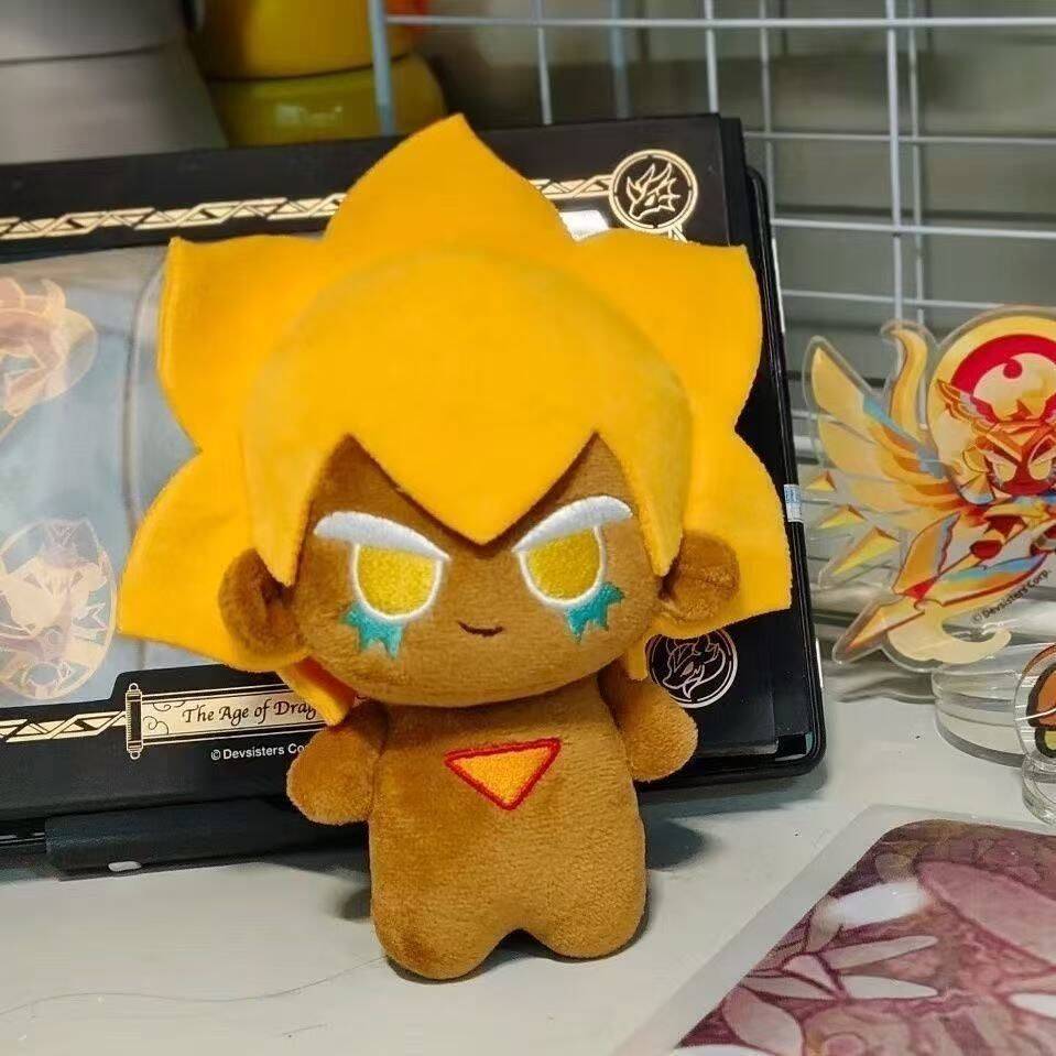 Cosplay Plushie Prop - 10cm 쿠키런 킹덤 플러시 애니메이션 골든
