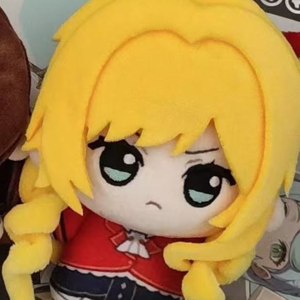 Cosplay Plushie Prop - 10cm 애니메이션 악당 클레어 프랑수아스 인형