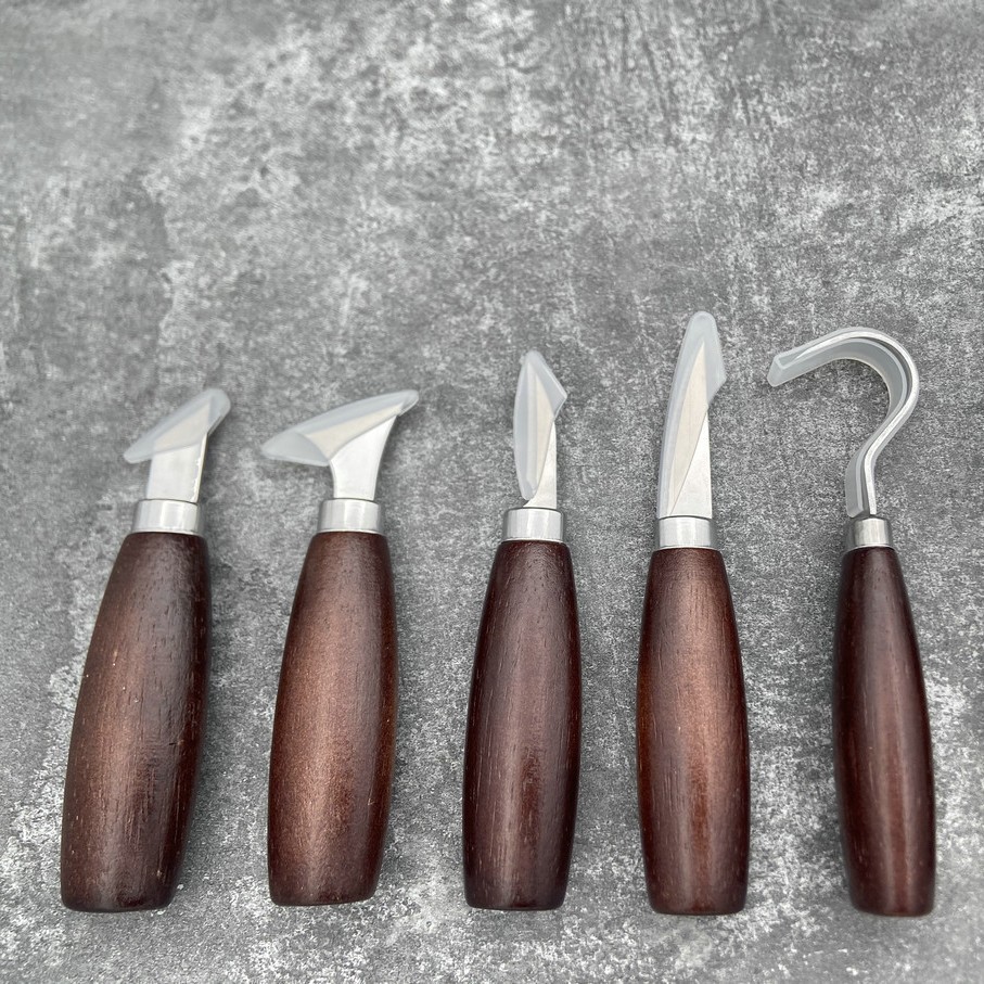 Craft Knife Set - 5종 목공 조각 도구 세트, 오크