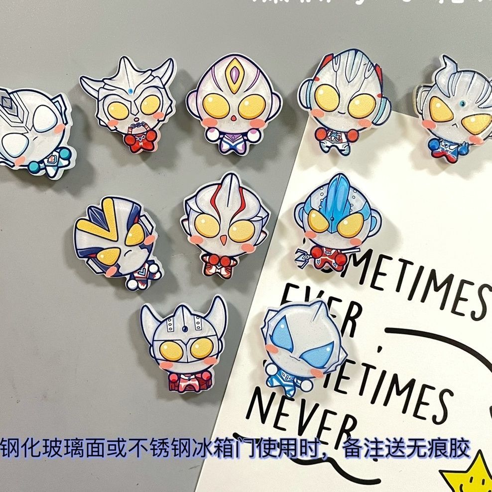 창의적인 만화 캐릭터 쿨 울트라맨 냉장고 자석, 귀여운 - Acrylic Cosplay Prop 리뷰 및 가격