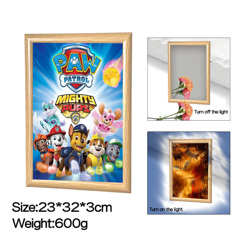 Paw Patrol 만화 LED 야간 조명 장식 그림  - Cosplay Prop Painting 리뷰 및 가격