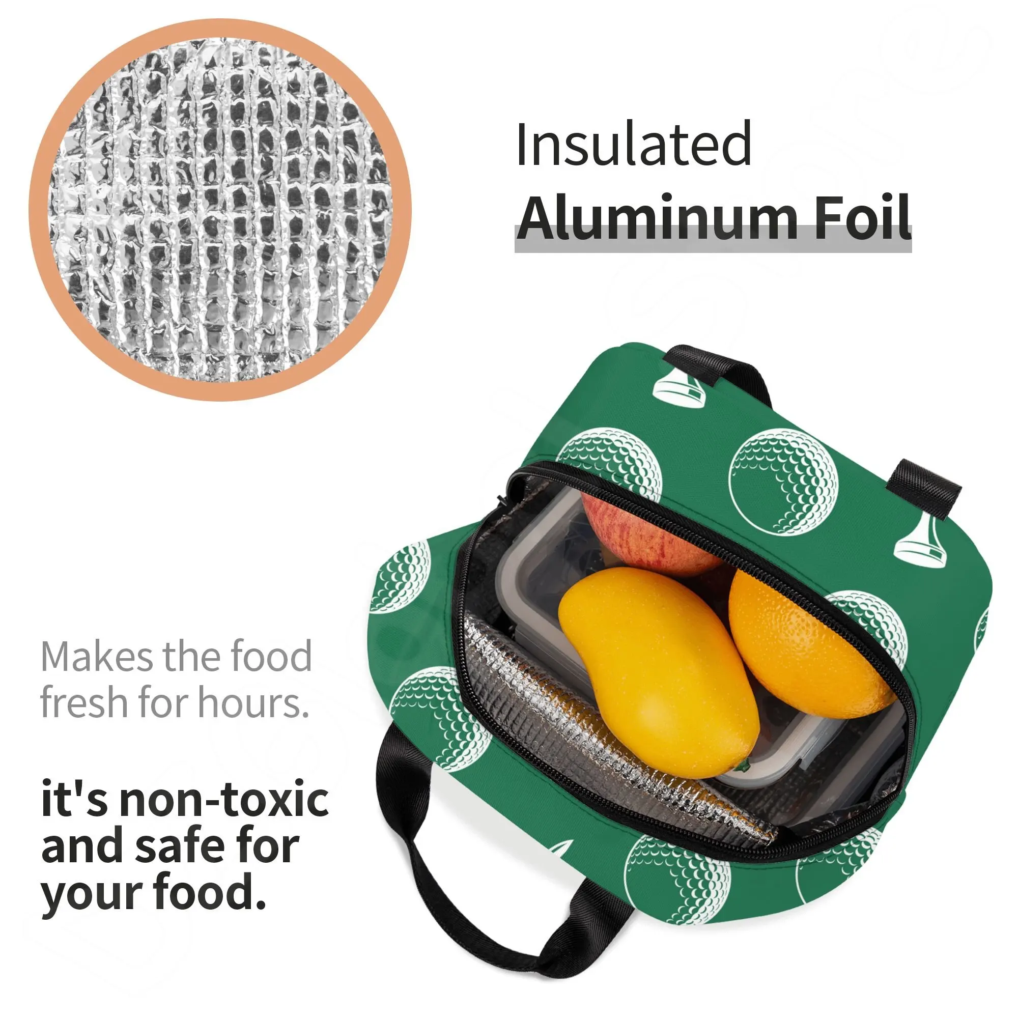학교 작업을위한 공 골프 절연 점심 가방 피크닉 스포츠 - Thermoplastic Pellet 리뷰 및 가격