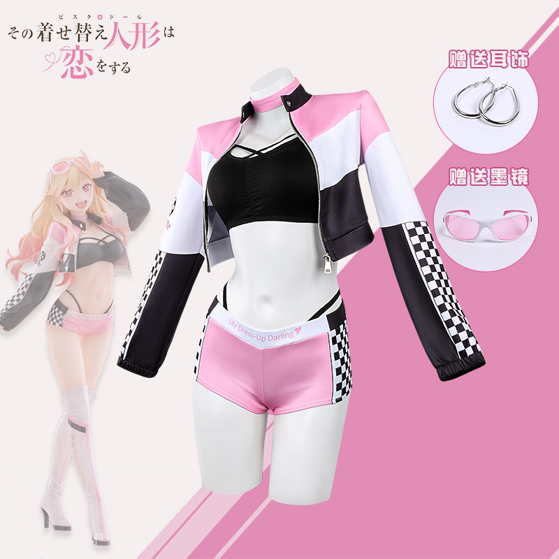 애니메이션 마이 드레스업 달링 가발 레이스 슈트 소품  - Cosplay Prop Diy 리뷰 및 가격