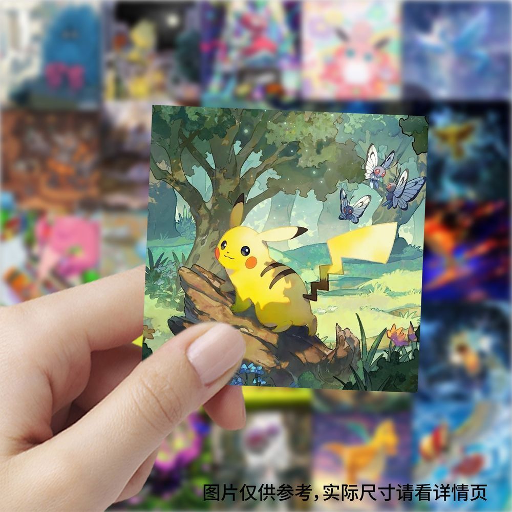 177개 포켓몬 카드 사각 스티커, 어린 시절 애니메이 - Cosplay Prop Diy 리뷰 및 가격