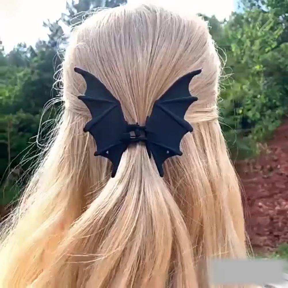 여성 헤어 클립 할로윈 박쥐 모양 상어 머리 발톱 미끄 - Cosplay Bat Prop 리뷰 및 가격