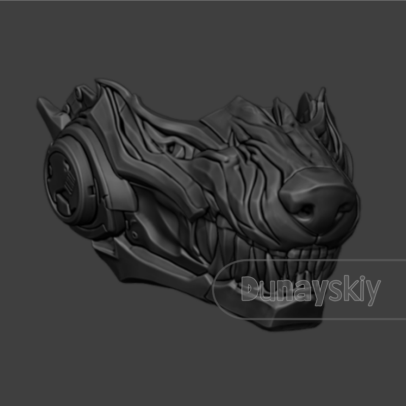 러브 앤 딥스페이스 발코 울프 마스크 코스프레 소품 퍼 - Cosplay Prop 3D Print 리뷰 및 가격