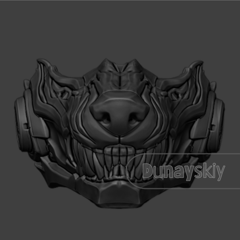 러브 앤 딥스페이스 발코 울프 마스크 코스프레 소품 퍼 - Cosplay Prop 3D Print 리뷰 및 가격