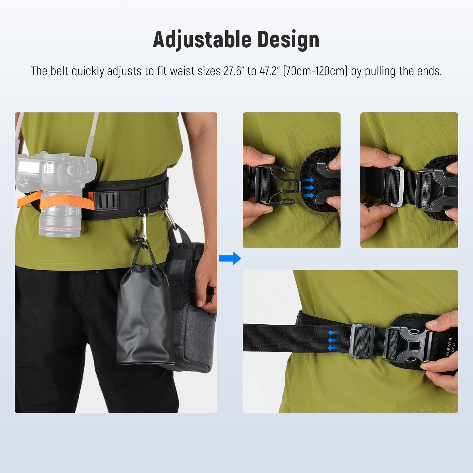 NEEWER 다기능 유틸리티 카메라 허리 벨트, 사진  - D Ring Strap 리뷰 및 가격