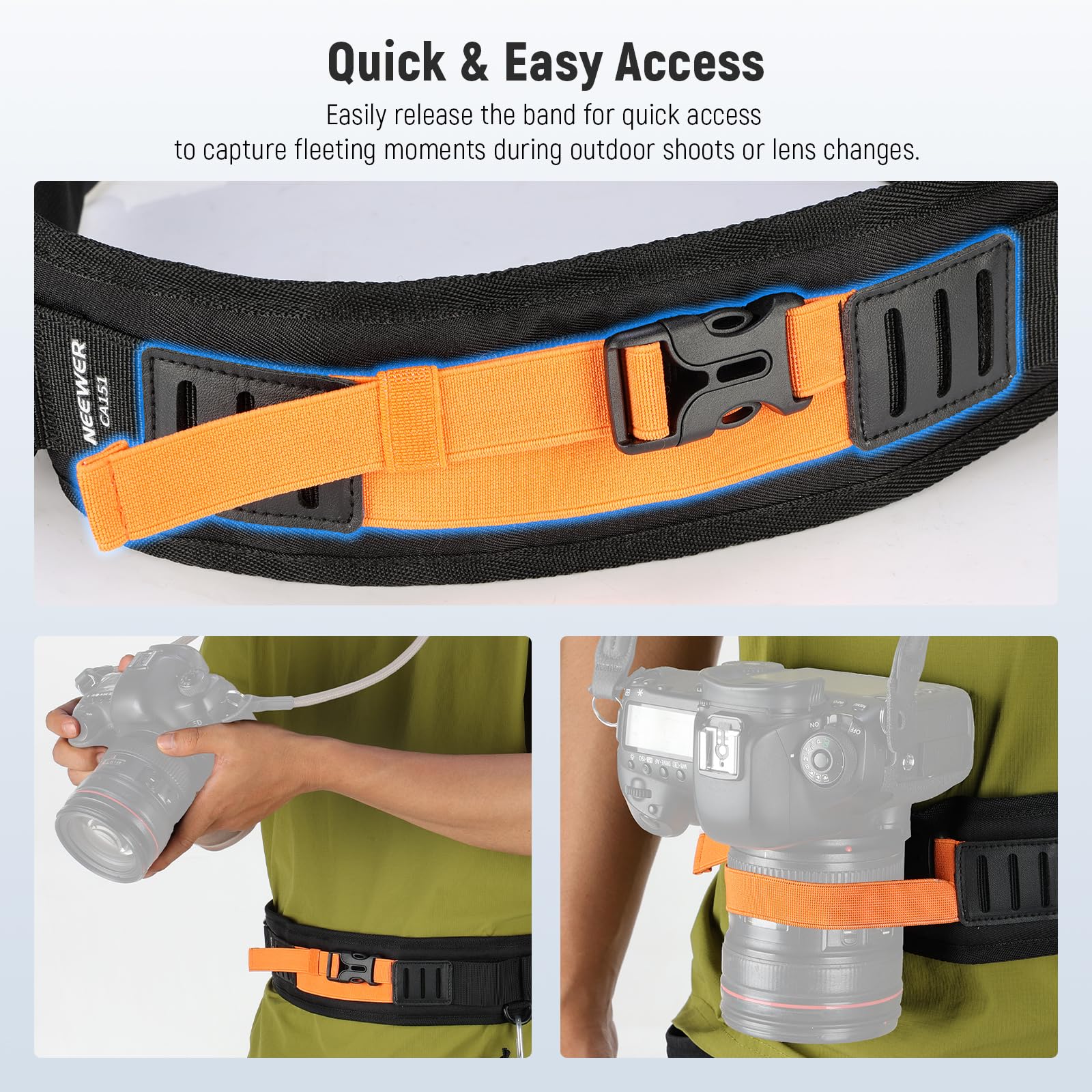 NEEWER 다기능 유틸리티 카메라 허리 벨트, 사진  - D Ring Strap 리뷰 및 가격