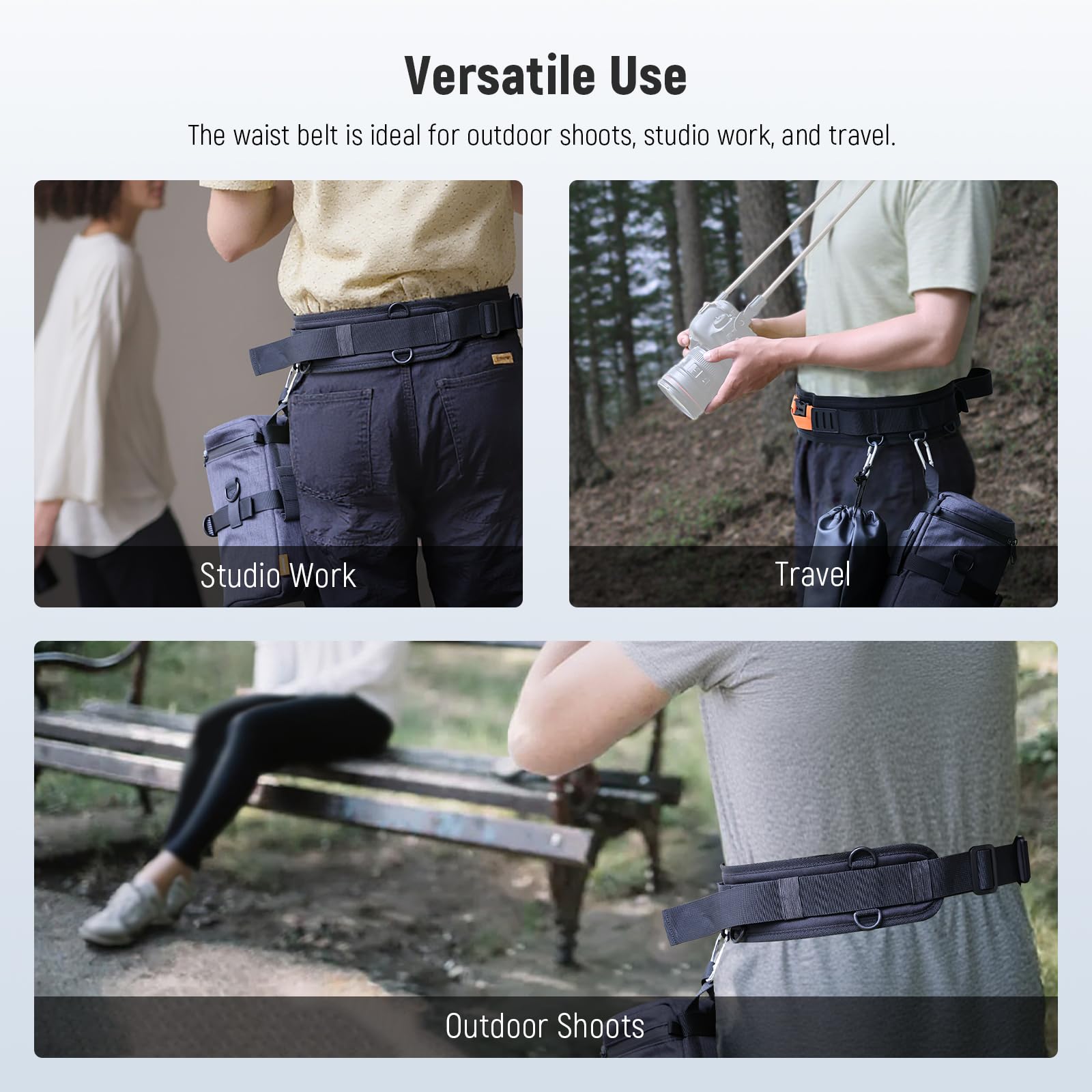 NEEWER 다기능 유틸리티 카메라 허리 벨트, 사진  - D Ring Strap 리뷰 및 가격