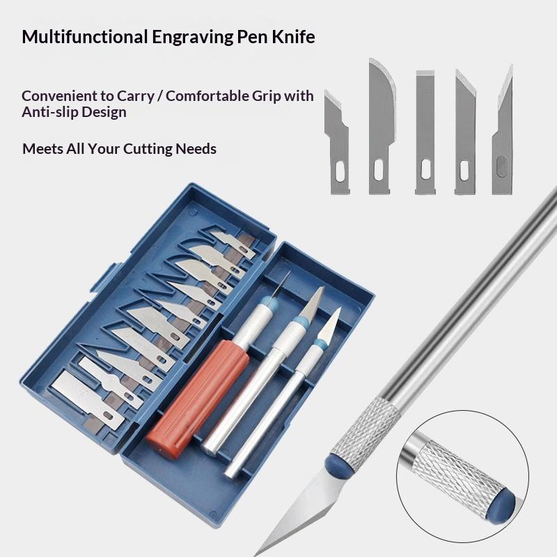 13피스 다기능 커터 조각 공예 칼 세트(보관 케이스  - Craft Knife Set 리뷰 및 가격