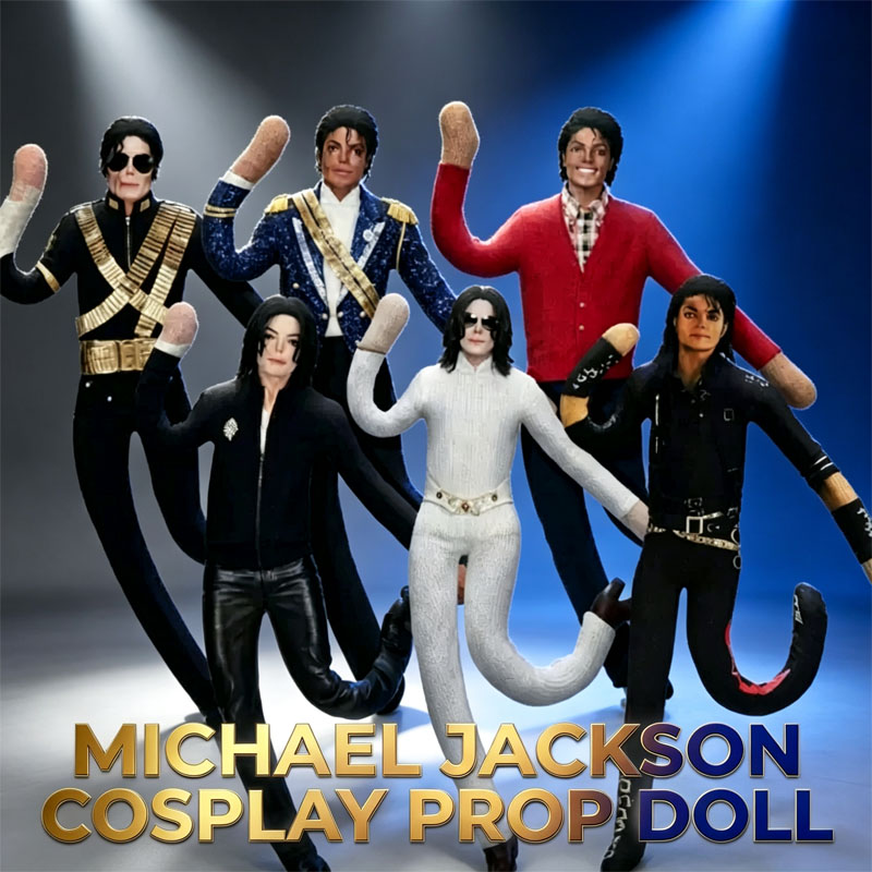 MJ 마이클 잭슨 포즈 가능 플러시 인형 와이어 스켈레 - Cosplay Fire Prop 리뷰 및 가격