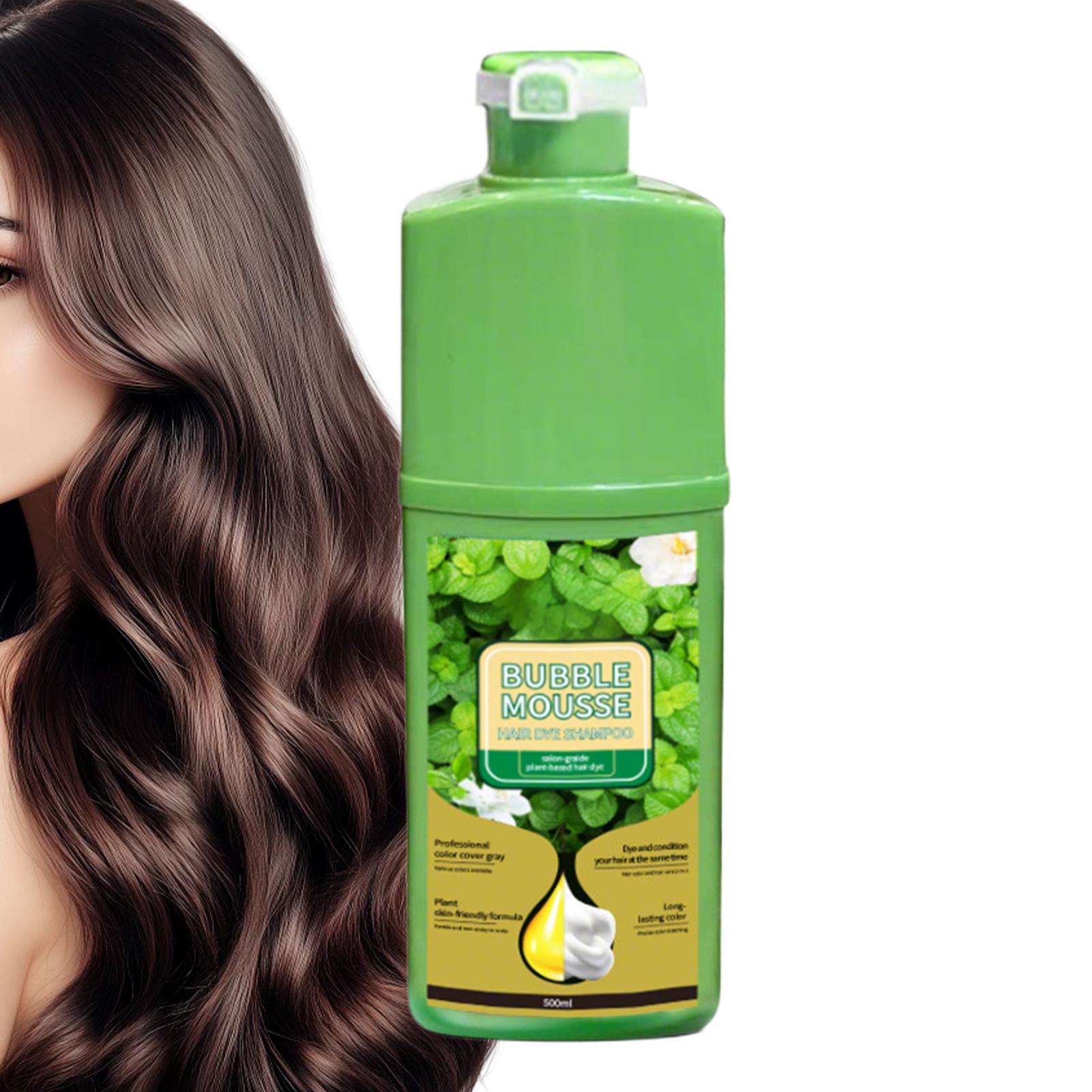 오래 지속되는 식물성 폼 컬러 염색 무스 버블 헤어 염 - Hair Spray Color 리뷰 및 가격