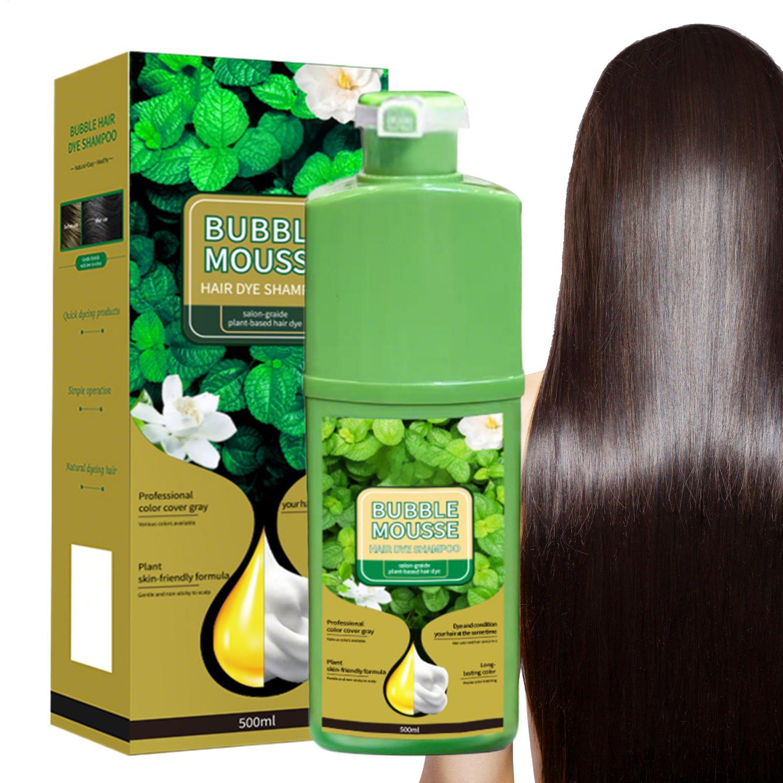 오래 지속되는 식물성 폼 컬러 염색 무스 버블 헤어 염 - Hair Spray Color 리뷰 및 가격