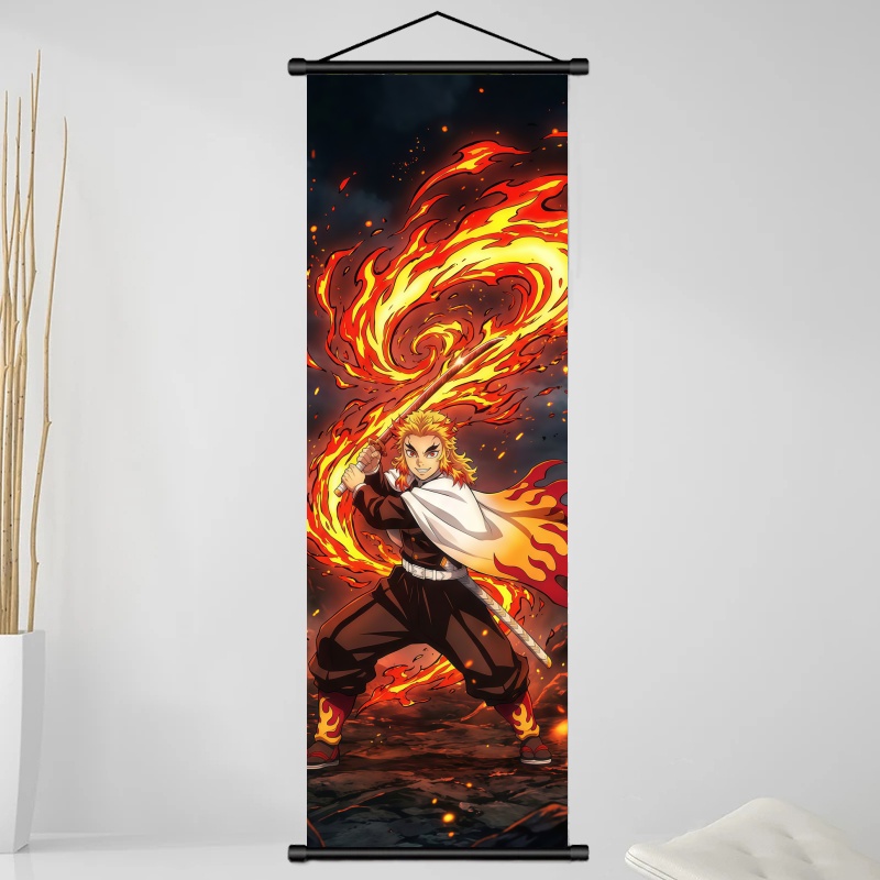 데몬 슬레이어 쿄쥬로 렌고쿠 HD 프린트 애니메이션 패 - Anime Cosplay Prop 리뷰 및 가격