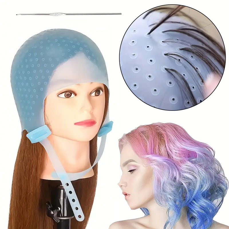 금속 후크가있는 재사용 가능한 실리콘 헤어 컬러링 하이 - Hair Spray Color 리뷰 및 가격