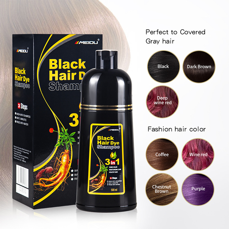 500ml 헤어 컬러 염료 샴푸 3 In 1 인스턴트  - Hair Spray Color 리뷰 및 가격