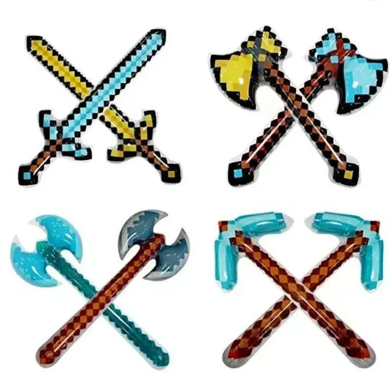픽셀 스타일 장난감 보석 검 금색 검 어린이 장난감 판 - Cosplay Prop Dagger 리뷰 및 가격