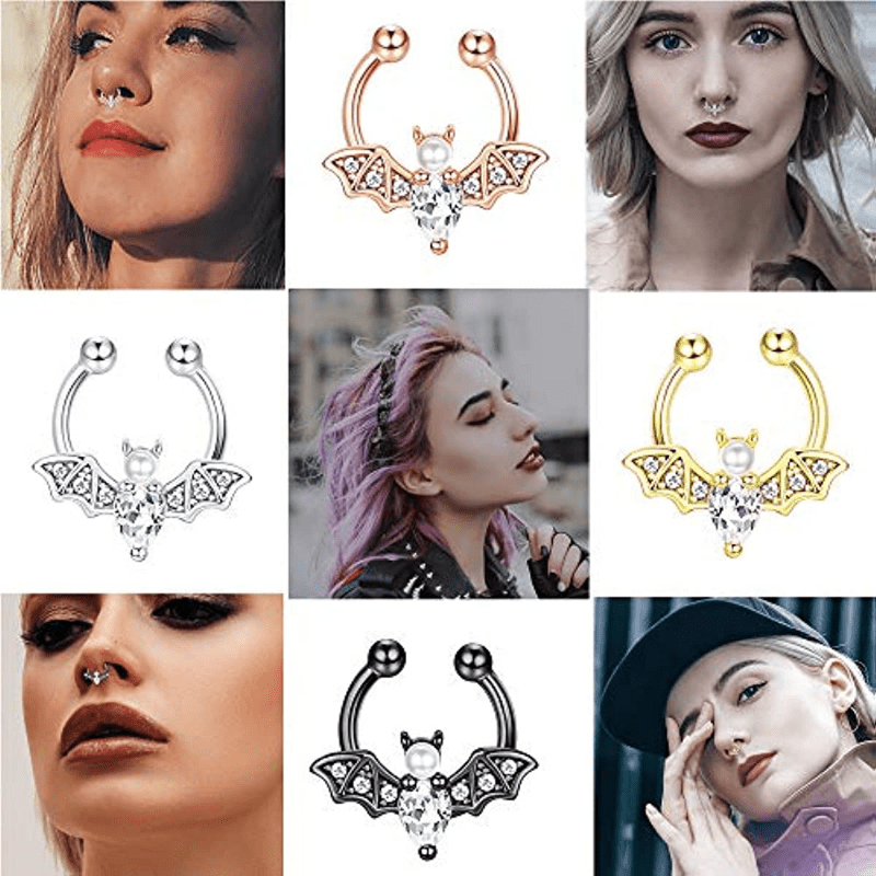 EVISPOL 귀여운 할로윈 박쥐 가짜 Septum 반 - Cosplay Bat Prop 리뷰 및 가격