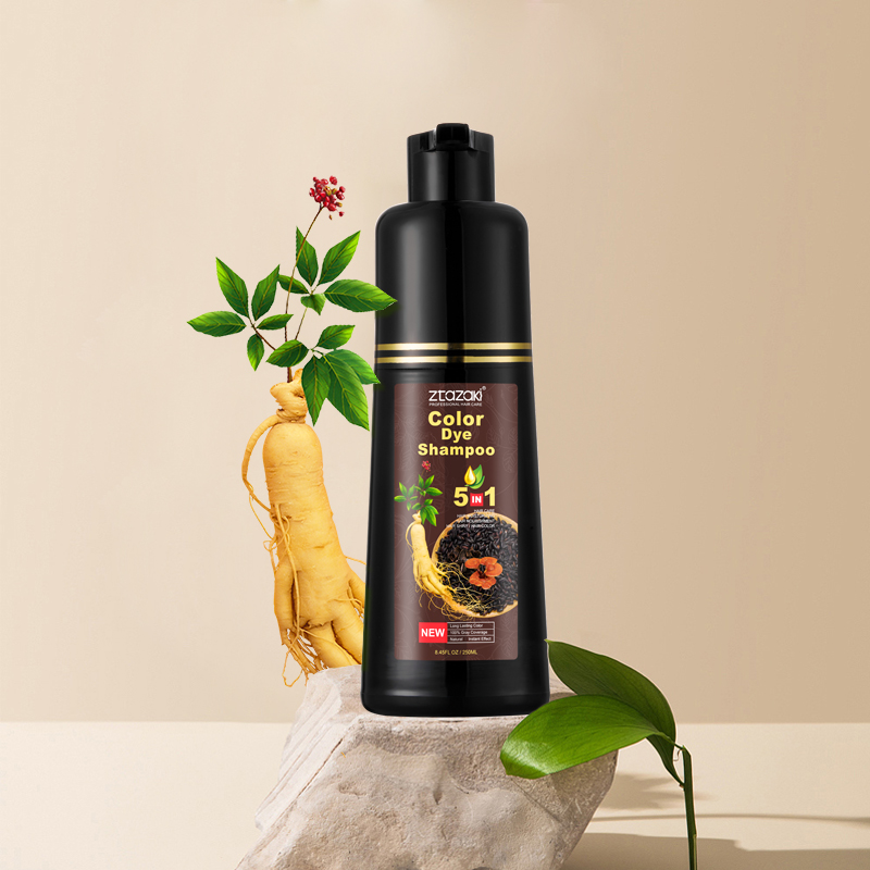 모케루 인삼 헤어 케어 염색 샴푸 5 in 1 식물 추 - Hair Spray Color 리뷰 및 가격